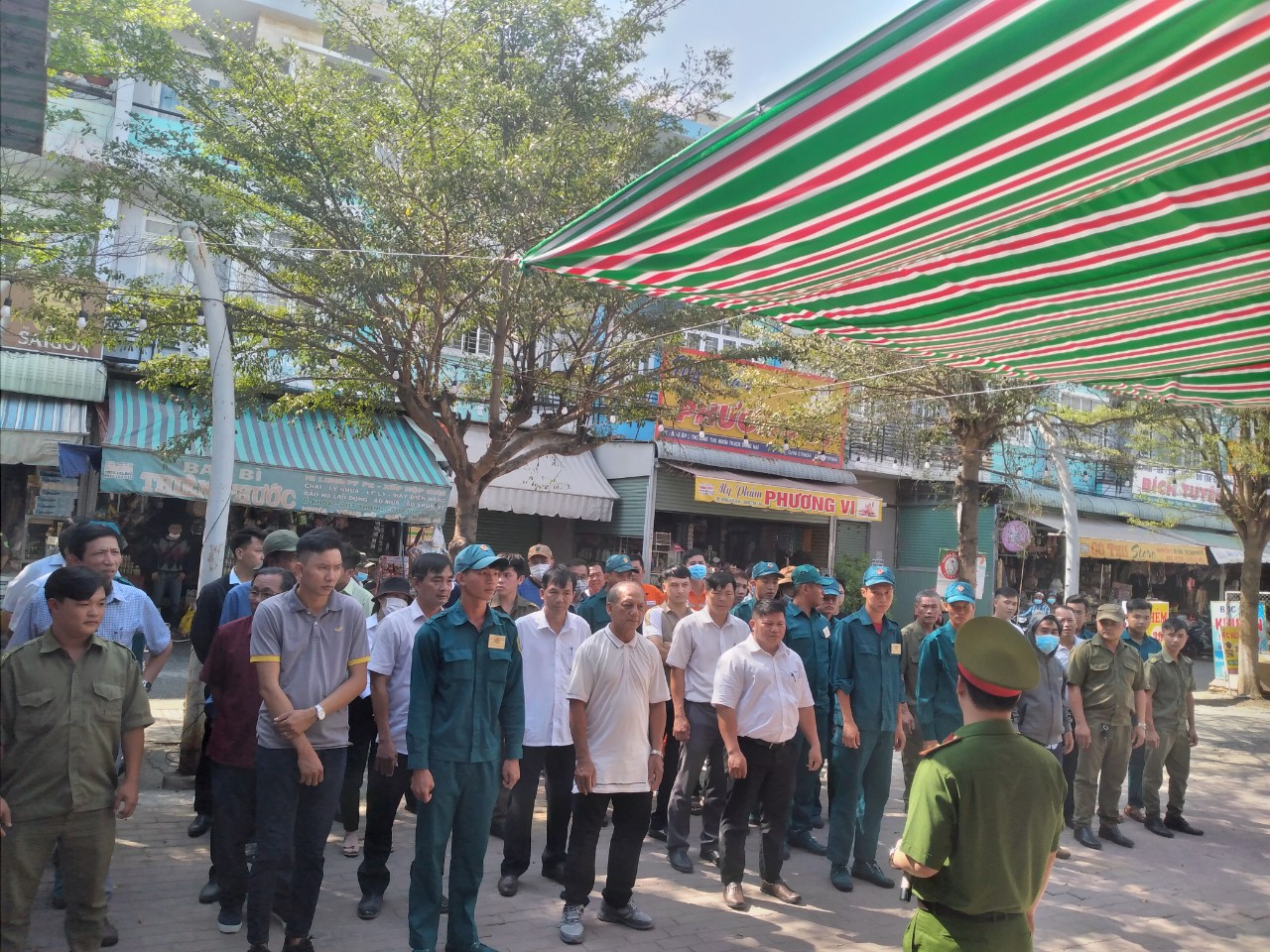 CÔNG TÁC PHÒNG CHÁY CHỮA CHÁY VÀ THỰC TẬP CÁC BIÊN PHÁP PHÒNG CHÁY CHỮA CHÁY VÀ CỨU HỘ CỨU NẠN TẠI CHỢ LONG THỌ NĂM 2023